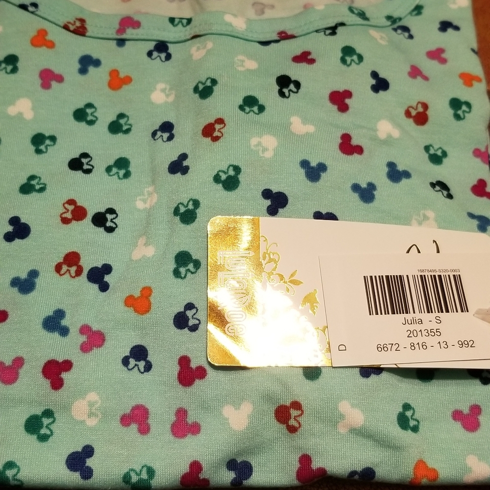 LulaRoe Julia Dress Mickey Mouse